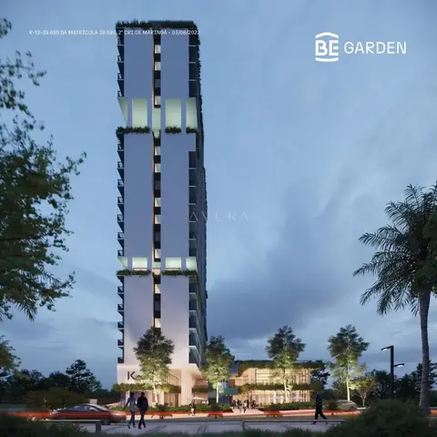 Apartamento à venda em Maringá, Jardim Aclimação, com 1 quarto, com 32,5 m², Be Garden