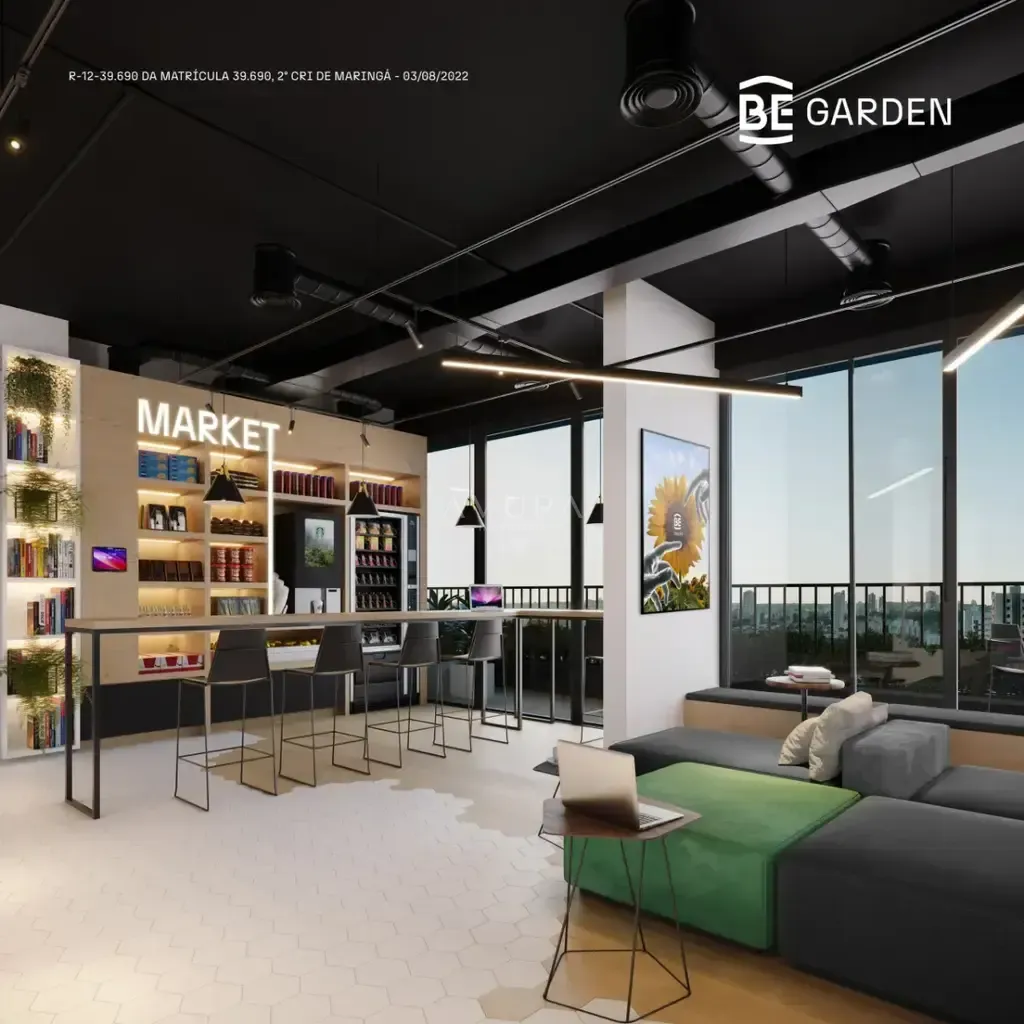 Apartamento à venda em Maringá, Jardim Aclimação, com 1 quarto, com 32,5 m², Be Garden — foto 12