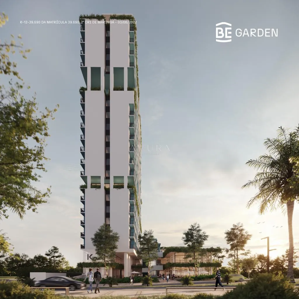 Apartamento à venda em Maringá, Jardim Aclimação, com 1 quarto, com 32,5 m², Be Garden — foto 3